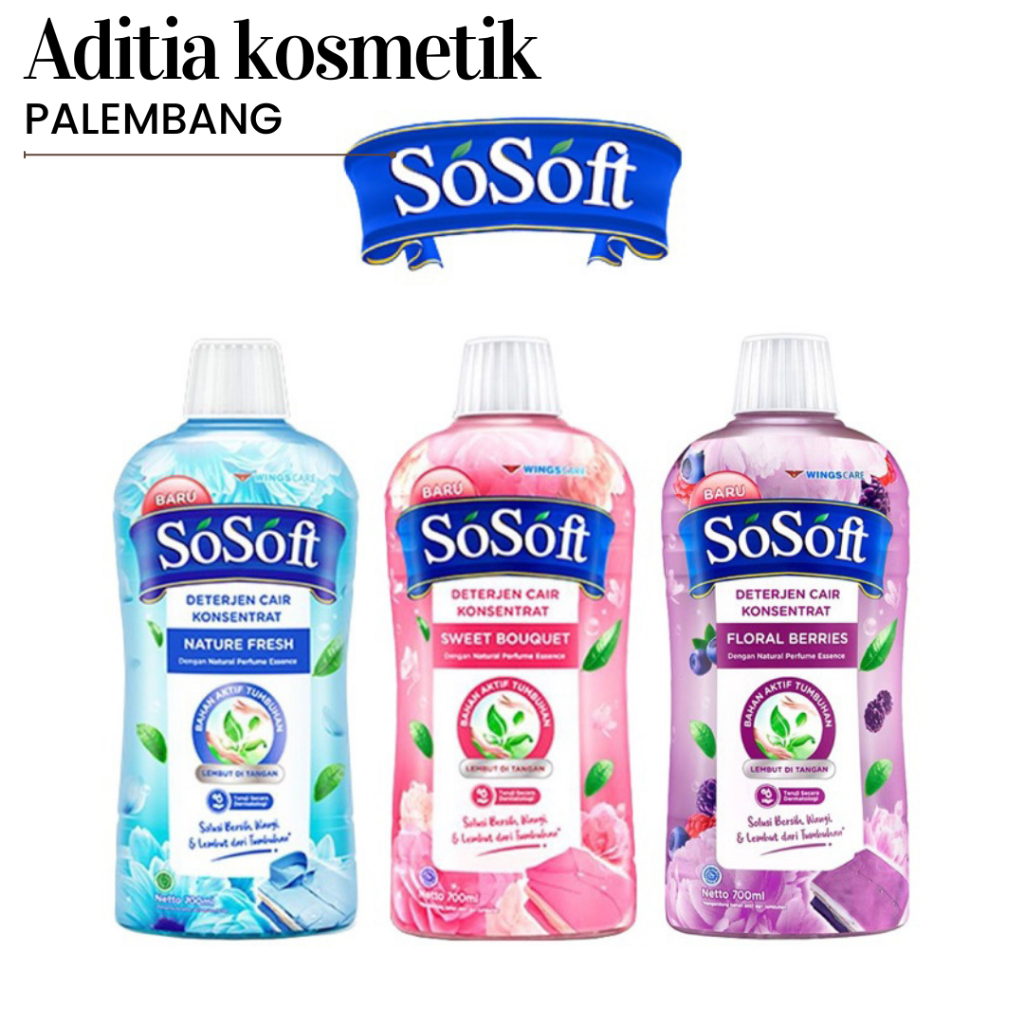 Jual Sosoft Liquid Detergent Botol Ml Shopee Indonesia