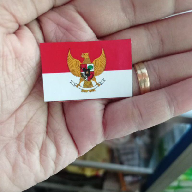 Jual Stiker Bendera Merah Putih Tempel Pipi Stiker Bendera Pipi