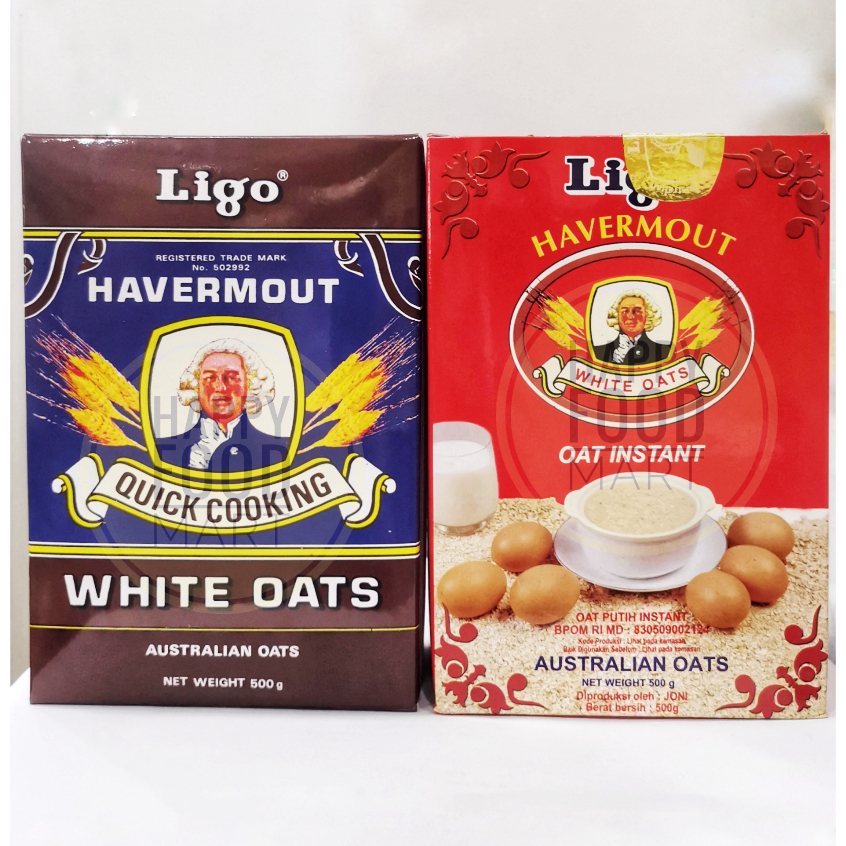 Jual Bpom Ri Ligo Havermout White Oats Gram Instant Oatmeal