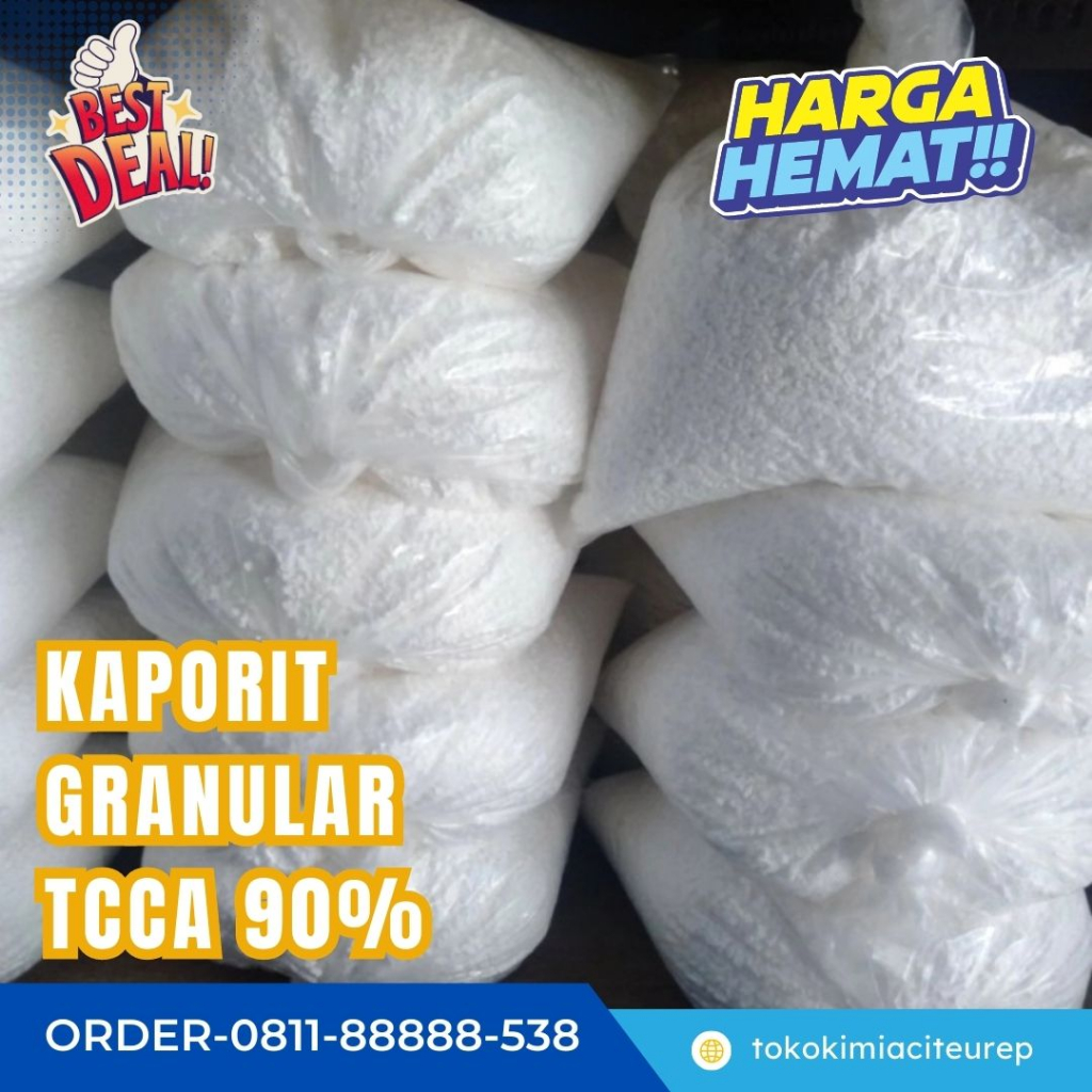 Jual Kaporit Granular Kadar 90 Chlorine Granular Obat Penjernih Air