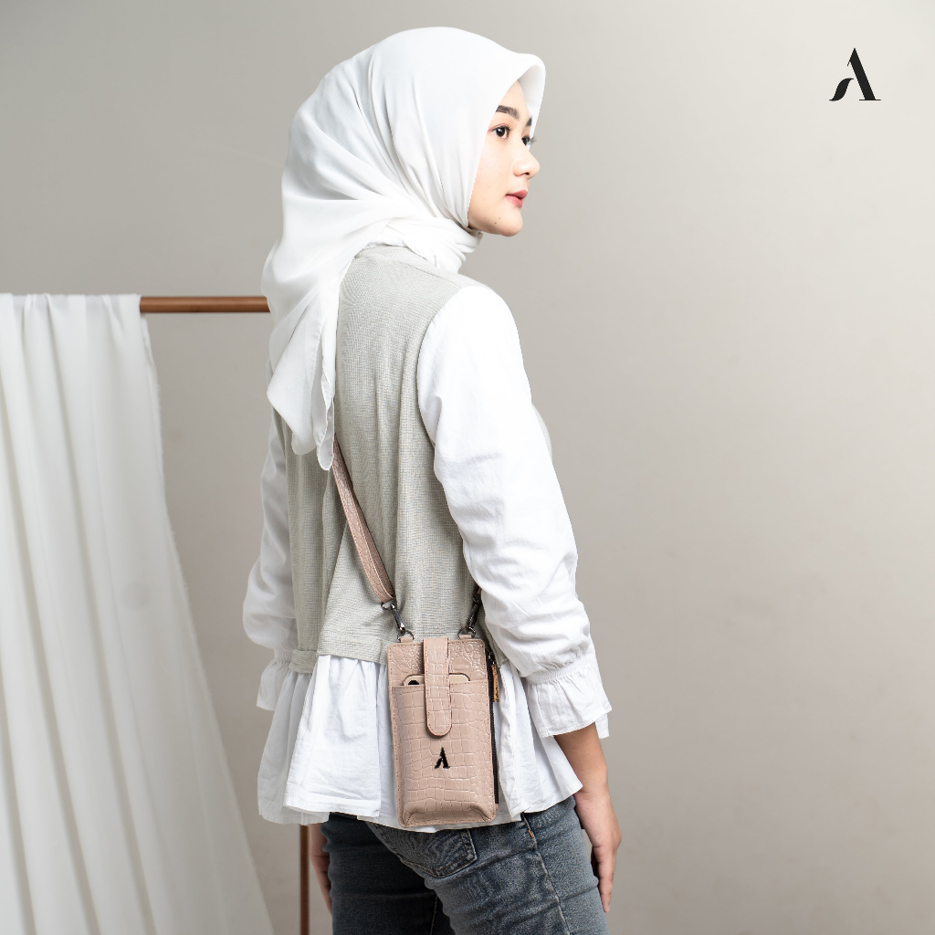 Jual Alona Leather Tas Hp Selempang Wanita Kulit Sapi Asli Finishing