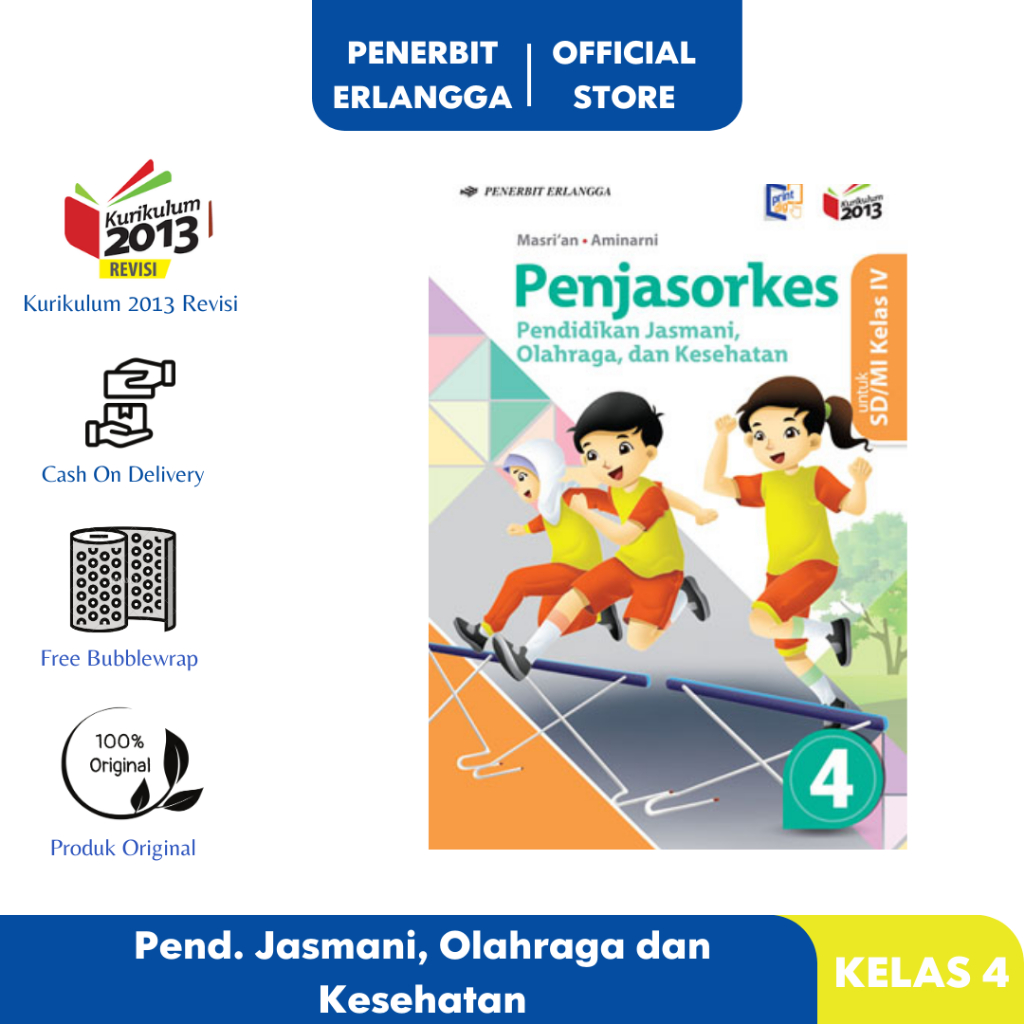 Jual Pend Jasmani Orkes Sd Kelas Kurikulum Revisi Erlangga