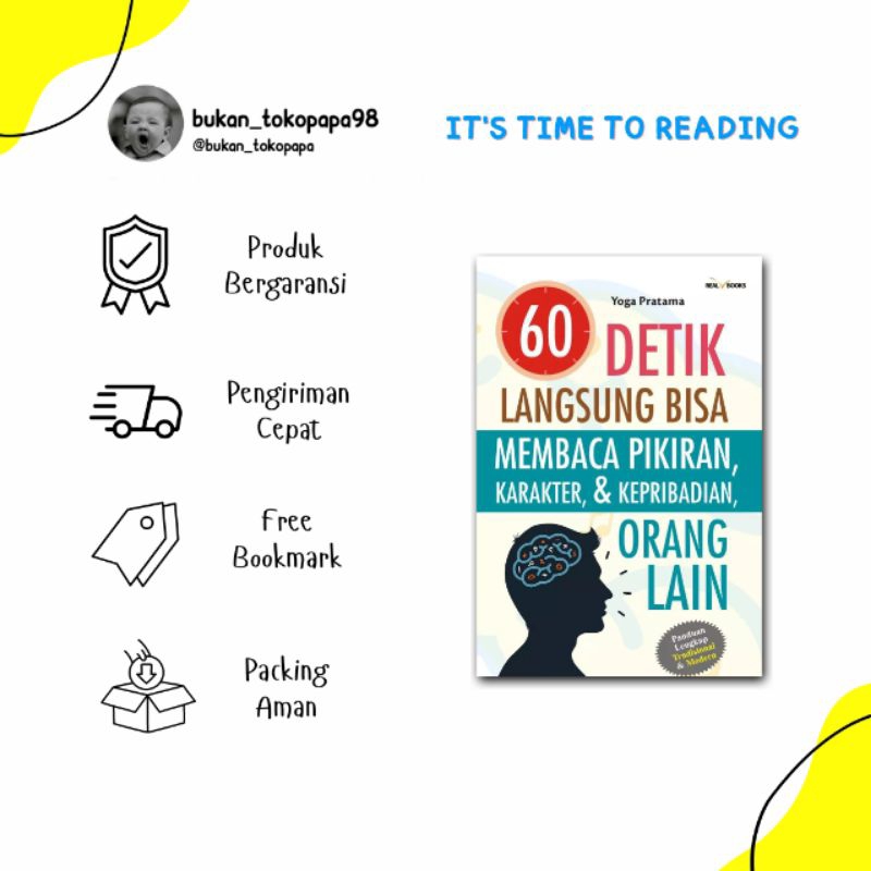 Jual Detik Langsung Bisa Membaca Pikiran Karakter Kepribadian Orang