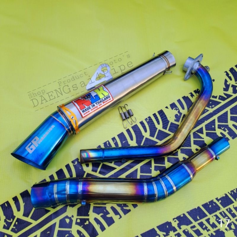 Jual Nlk Daeng Pipe Conical Exhaust Open Pipe Skygo Rusi Tc Euro Tmx