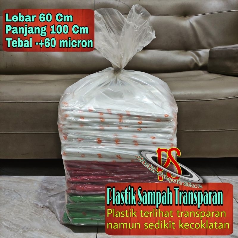 Jual Kantong Plastik Sampah Tebal Micron Plastik Transparan X