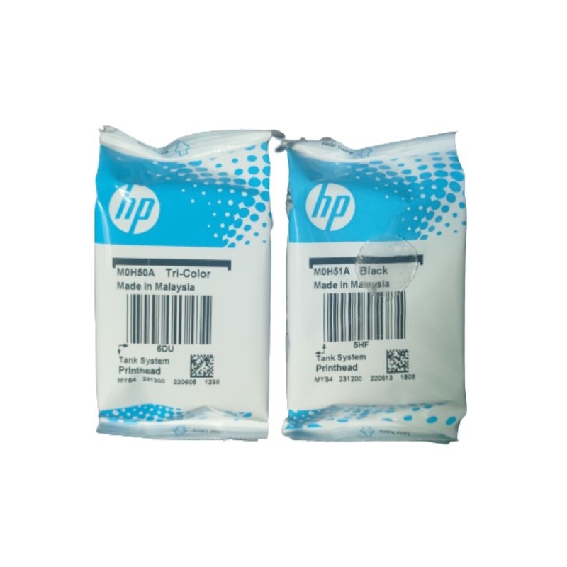 Jual Paketan Tinta Hp Printhead M H Aa Black Dan M H Aa Tri Color