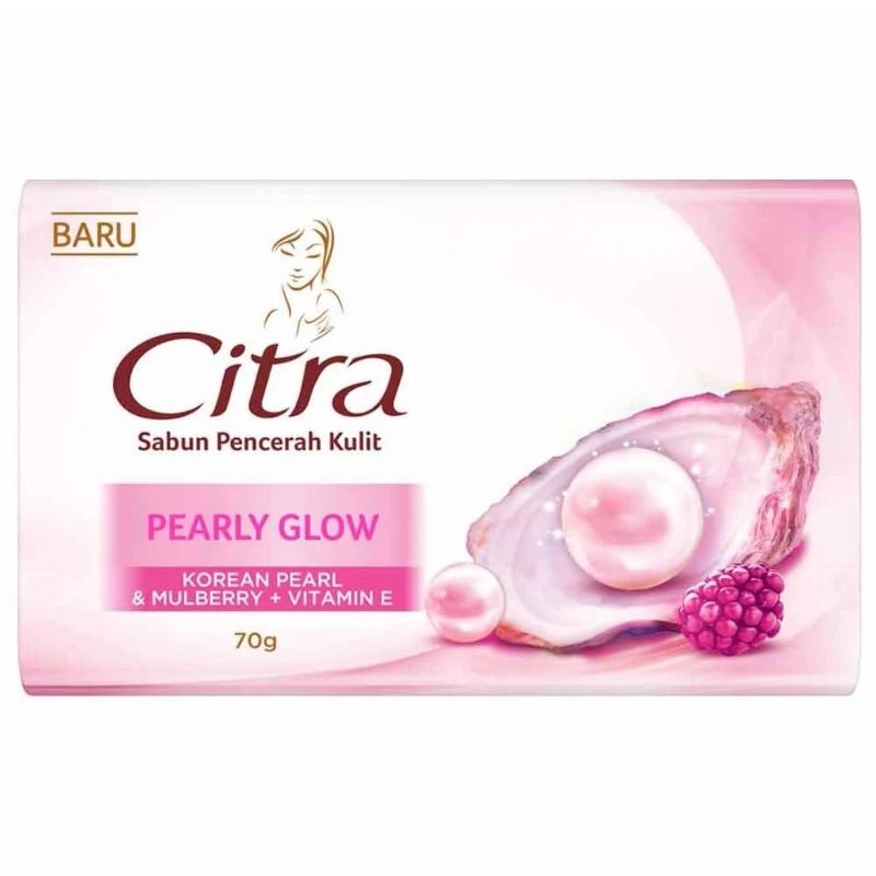 Jual Citra Sabun Pencerah Kulit Pearly Glow 70 Gr Citra Sabun Mandi