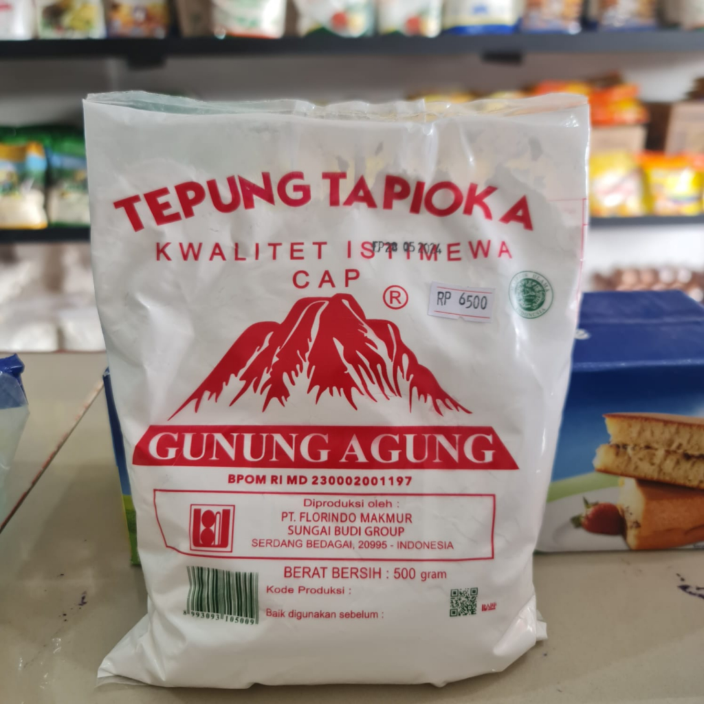 Jual Tepung Tapioka Gunung Agung 500gr Shopee Indonesia