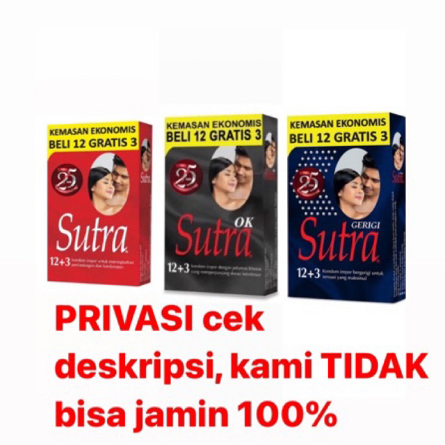 Jual SUTRA KONDOM PENGAMAN GERIGI HITAM OK SUTRA PLUS MERAH Shopee