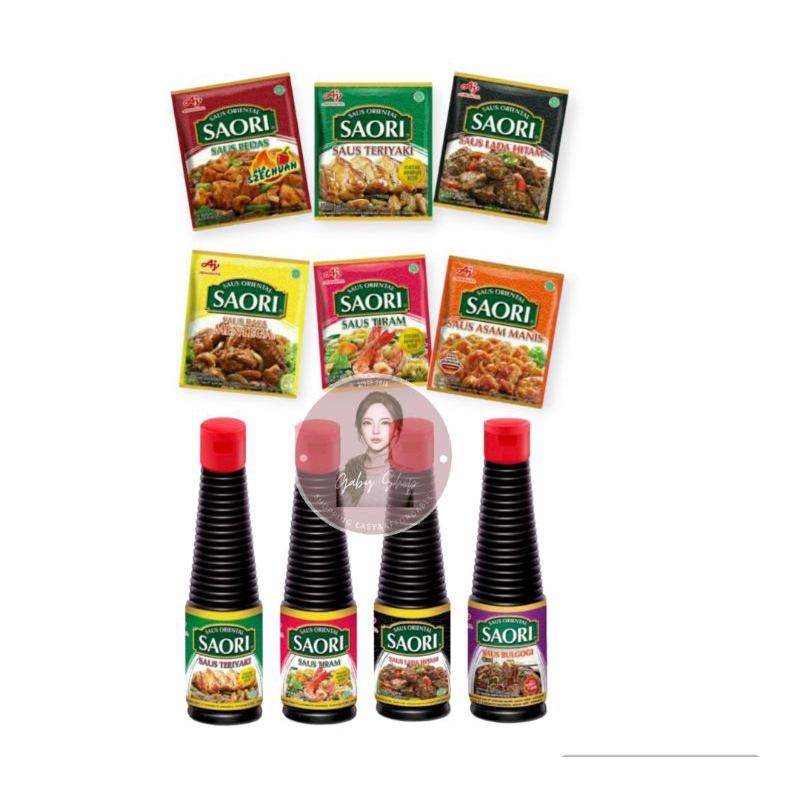 Jual Saori Saus Tiram Saus Teriyaki Saus Lada Hitam Sachet Ml