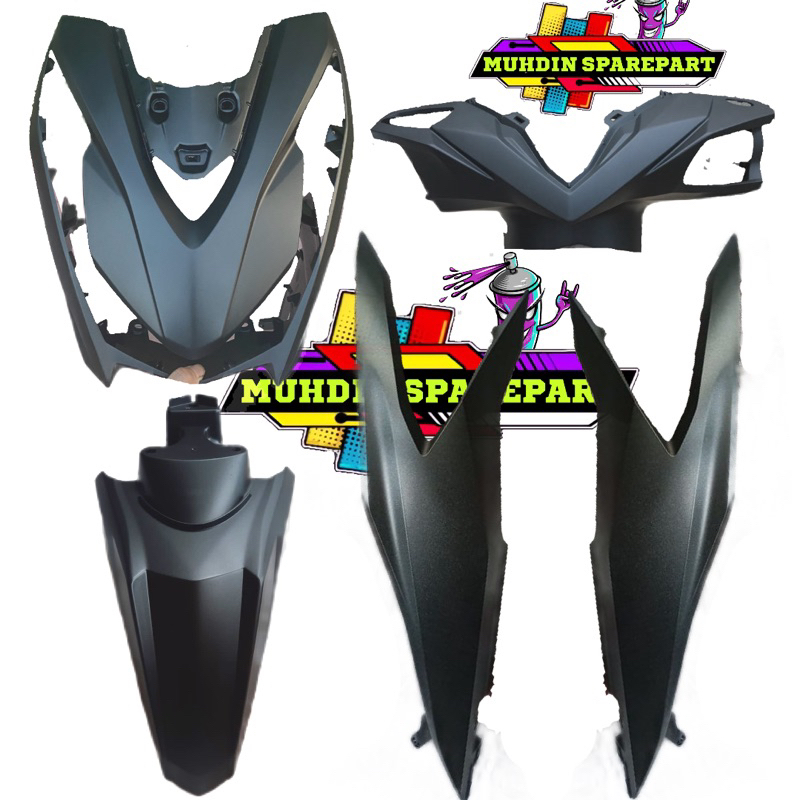 Jual Paketan Full Set Body Halus Beat New Led Deluxe Street K1A Hitam