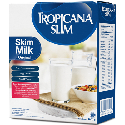 Jual Susu Bubuk Tropicana Slim Skim Milk Original Gram Shopee