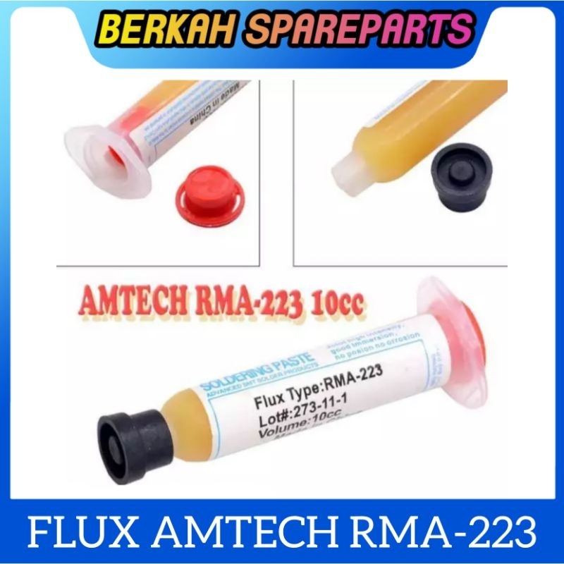 Jual FLUX AMTECH RMA 223 10CC OC MINYAK SOLDER Shopee Indonesia