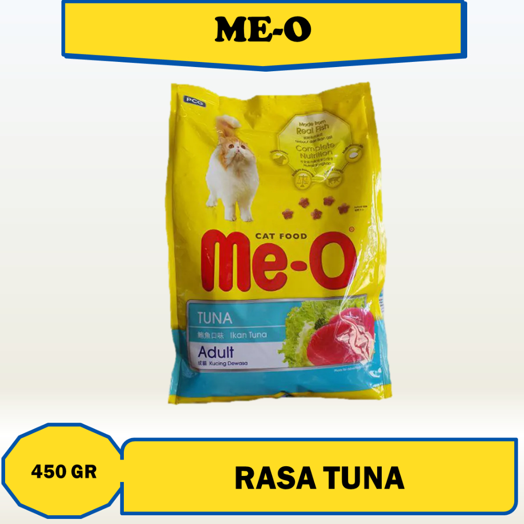 Jual Makanan Kucing Me O Rasa Tuna Kemasan Freshpack 450 Gr Me O Meo