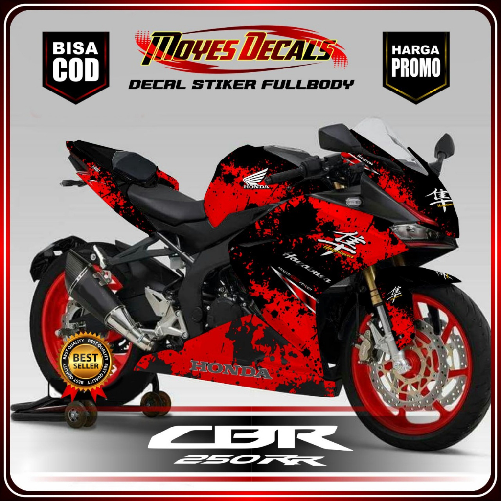 Jual Decal Fullbody Cbr Rr Custom Stiker Motor Honda Cbr Rr