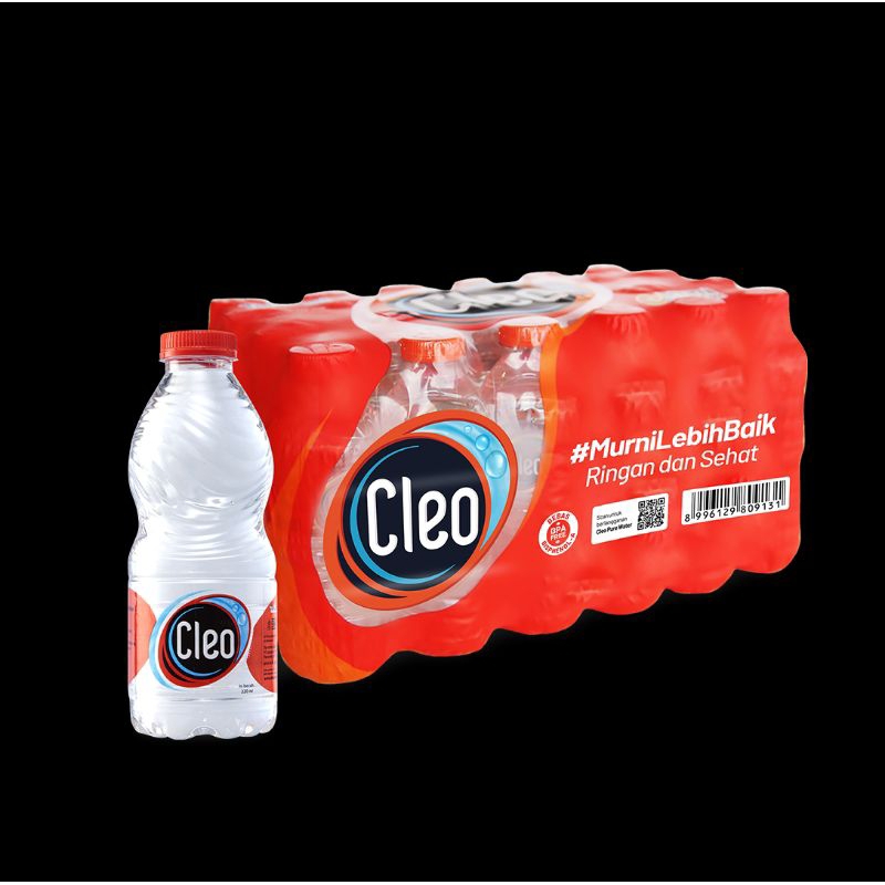 Jual Cleo Botol Mini 220ml Shopee Indonesia