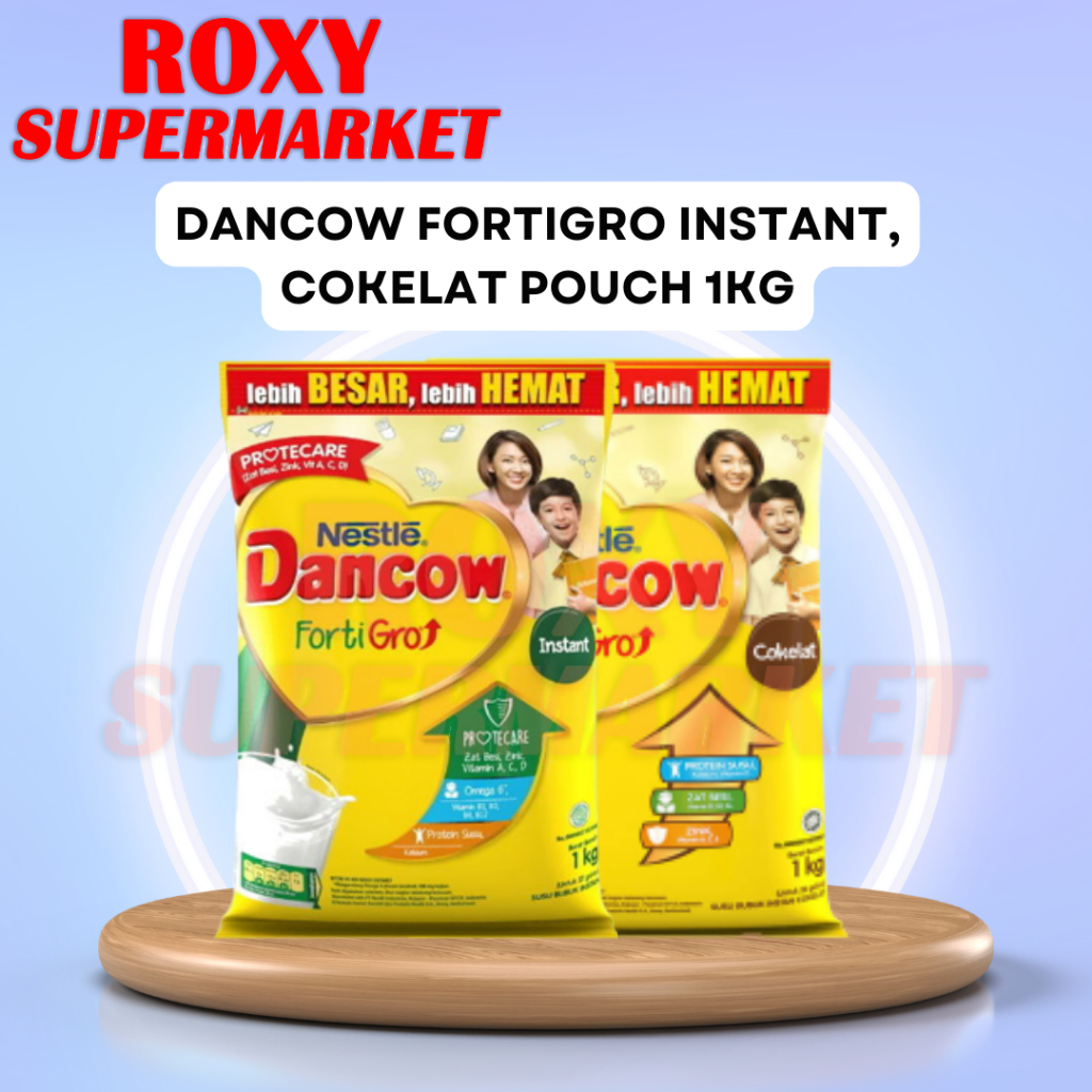 Jual Dancow Fortigro Instant Cokelat Pouch 1kg Shopee Indonesia