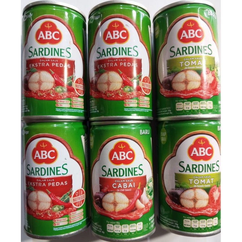 Jual Sarden Abc Sardines Abc G Shopee Indonesia