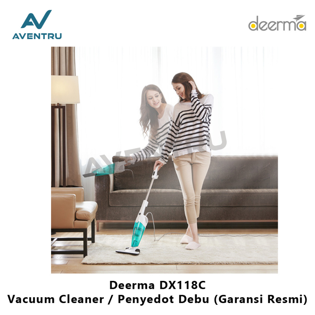 Jual Deerma DX118C Penyedot Debu Sofa Lantai Handheld Vacuum Vacum