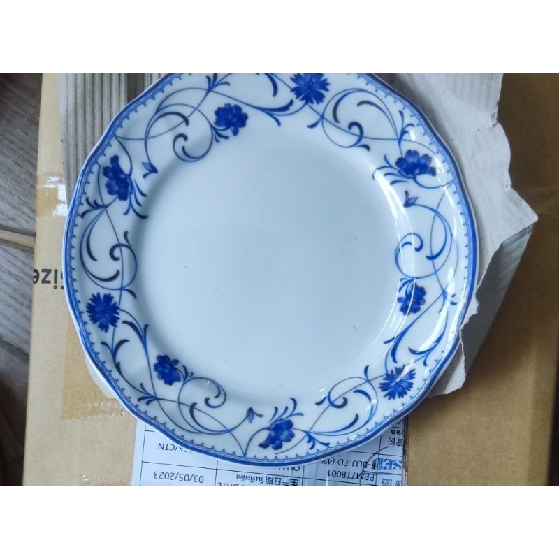 Jual Salad Plate 8inc Stoneware Piring Kue Keramik Motif Piring HSI