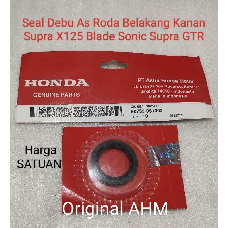 Jual Seal Debu X X As Roda Belakang Supra X Gtr Blade Sonic Ori