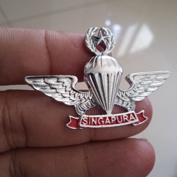 Jual Brevet Wing Para Singapura Tni Ad Shopee Indonesia