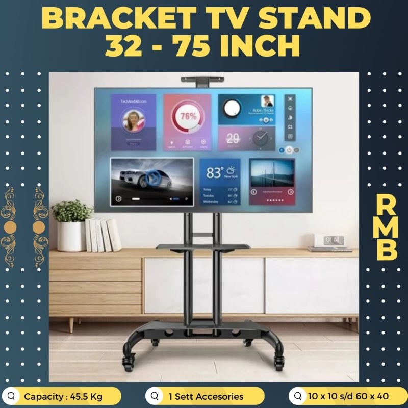 Jual Standing Bracket Tv Lcd Led Tray Kamera