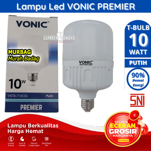 Jual Lampu Led Vonic Premier Watt Cahaya Putih Terang Sni Not Vonic