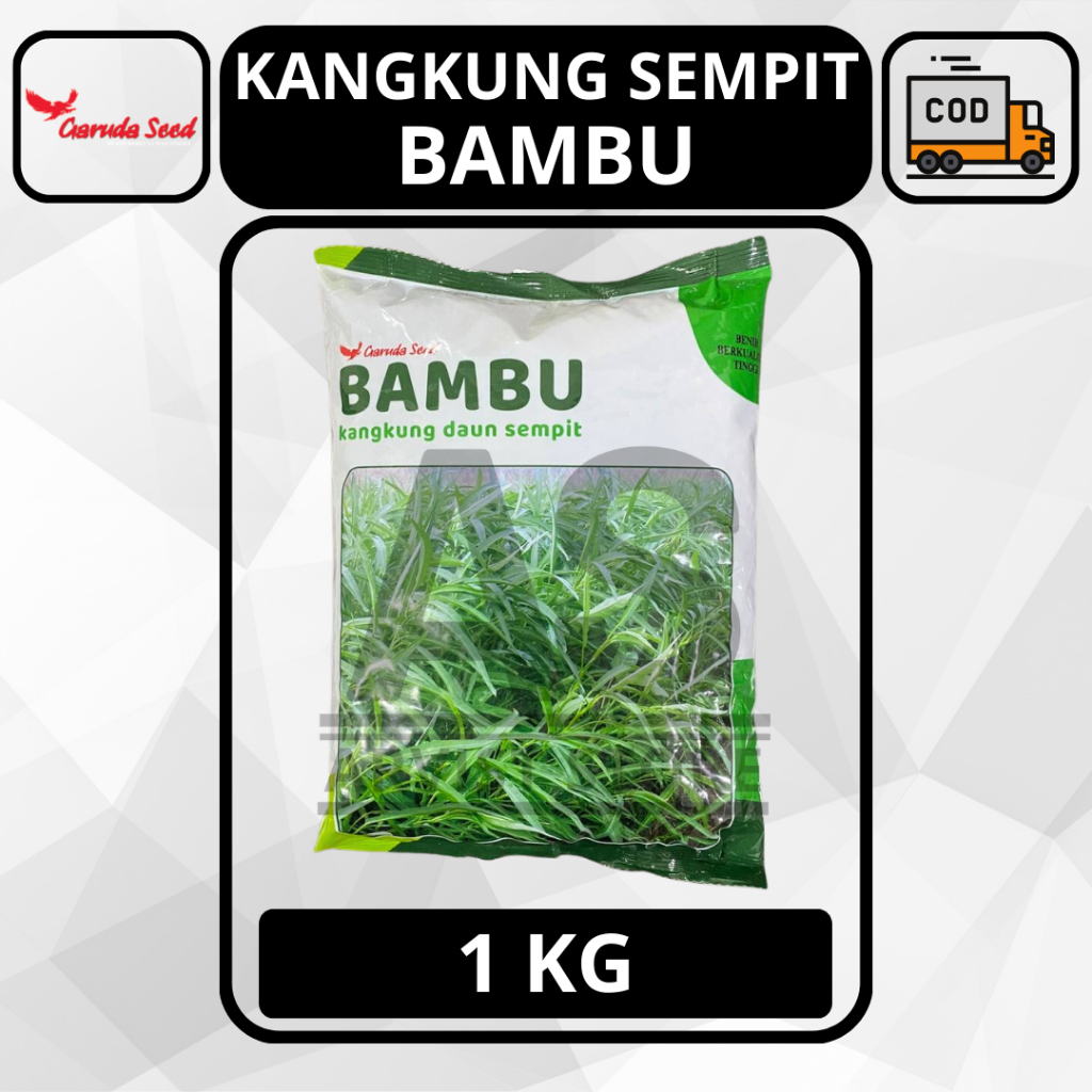 Jual Benih Bibit Kangkung Daun Sempit BAMBU Kemasan Pabrik 1 KG Biji