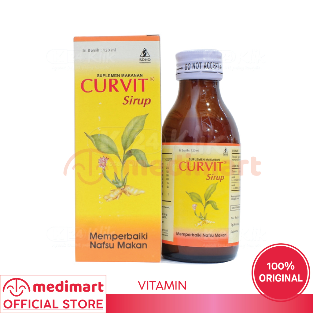 Jual CURVIT SYRUP 120ML Shopee Indonesia