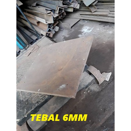 Jual Besi Plat Hitam Potong Kotak Persegi Tebal Mm Berbagai Ukuran