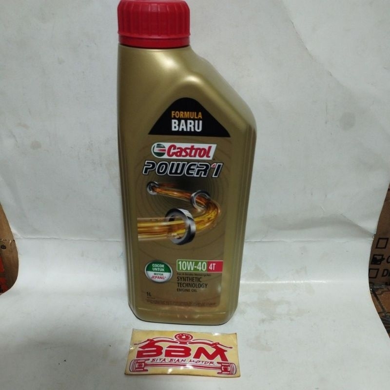 Jual Oli Mesin Motor Castrol Power T W Kemasan Liter Shopee