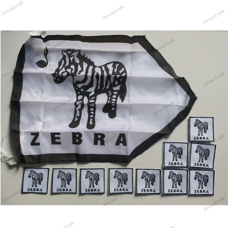 Jual Tanda Regu Zebra Set Bendera Penggalang Putra Pramuka Shopee