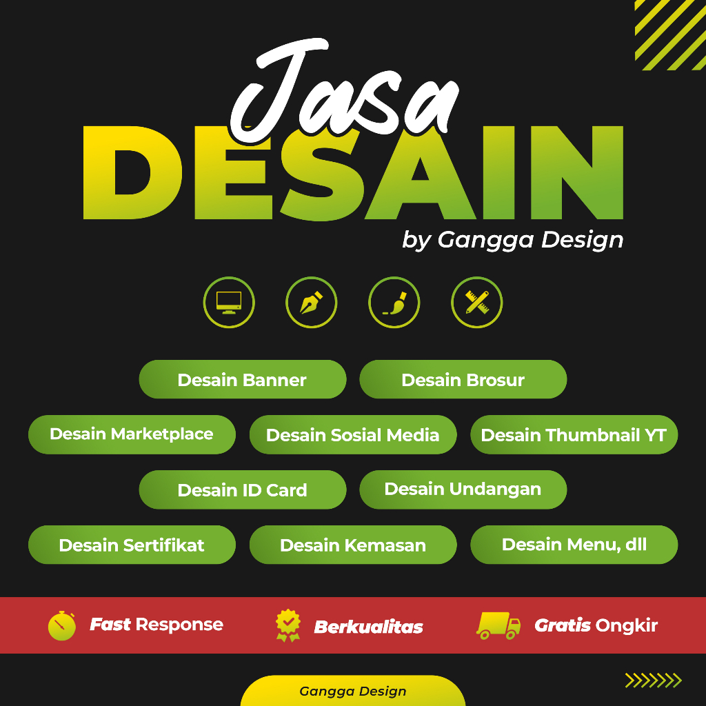 Jual Jasa Desain Grafis Banner Poster Marketplace Menu Kemasan