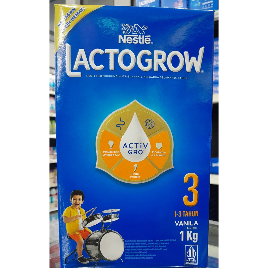 Jual Lactogrow 3 Vanila 1kg Shopee Indonesia