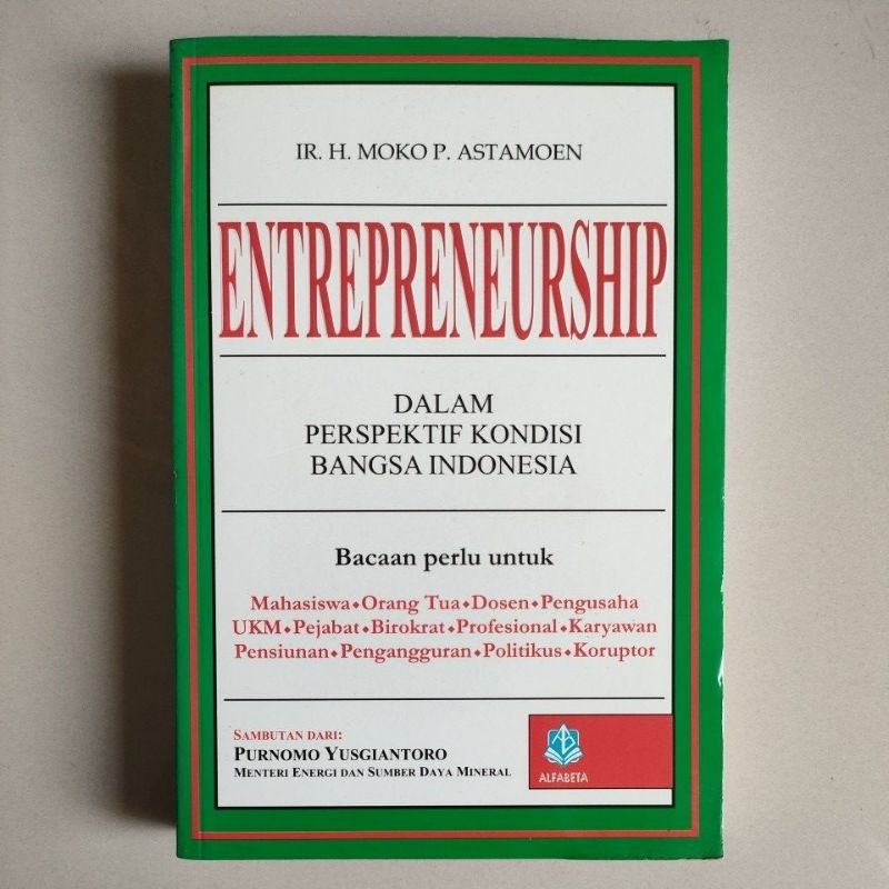 Jual Buku Entrepreneurship Dalam Perspektif Kondisi Bangsa Indonesia