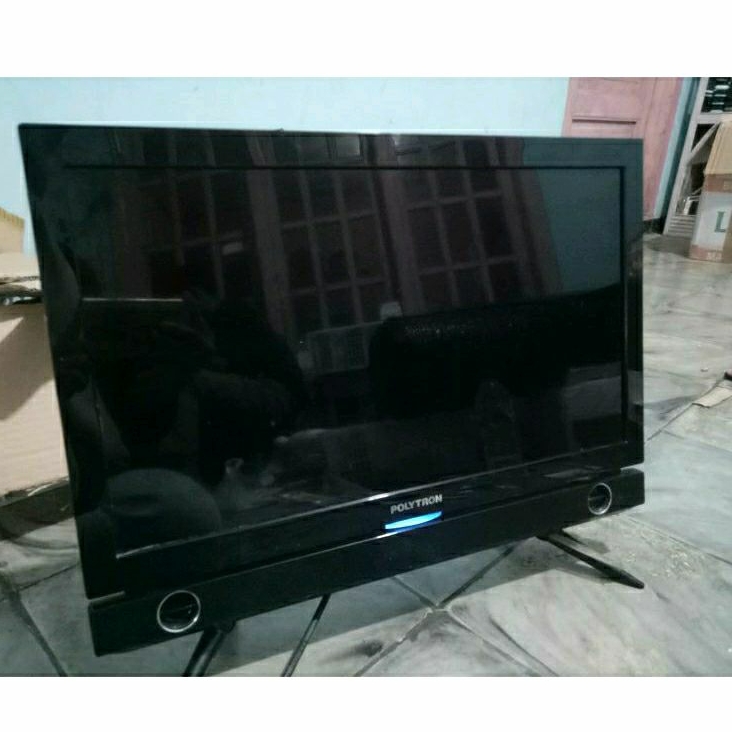 Jual TV LED Bekas Polytron PLD 20D9501 Minus Lcd Pecah Garis Shopee