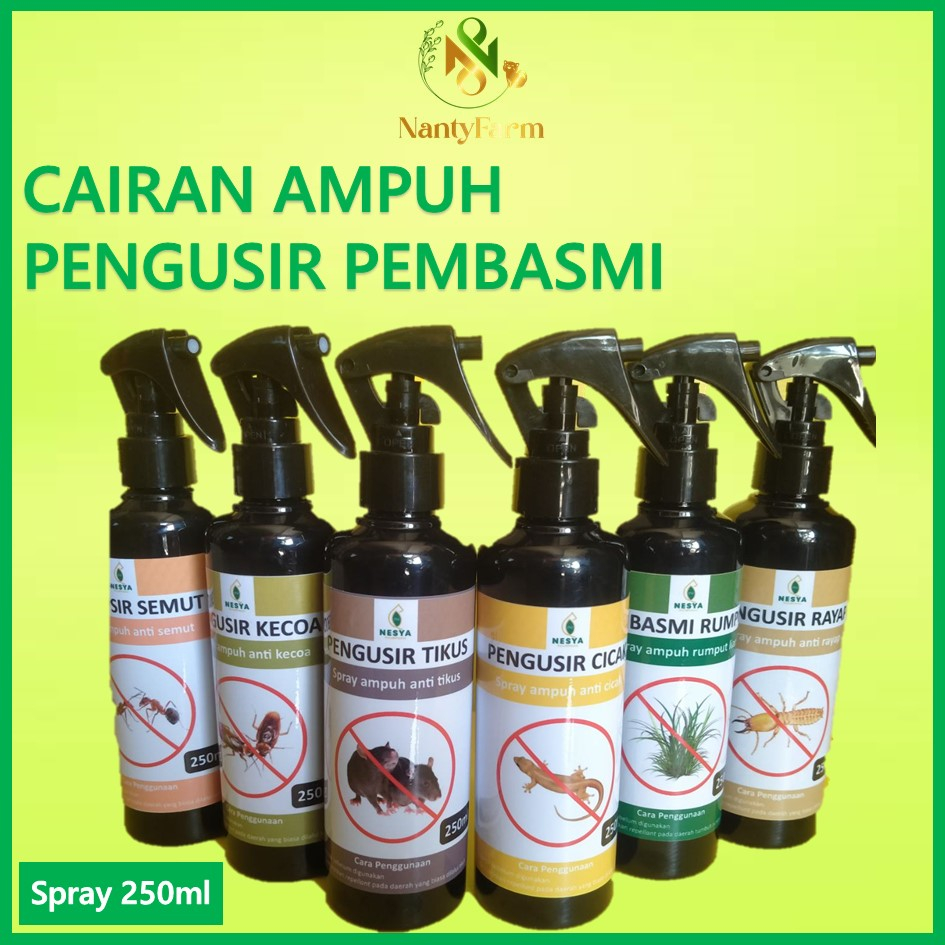 Jual Cairan Pengusir Pembasmi Tikus Kecoa Cicak Semut Rayap Lalat