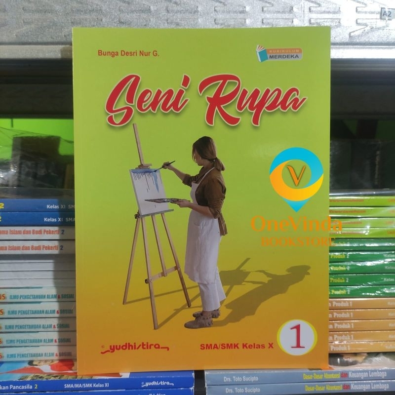 Jual Buku Seni Rupa SMA SMK Kelas X K Merdeka Bunga Dessri Shopee