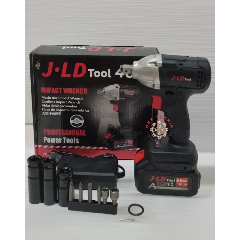 Jual Impact Wrench JLD 48S Mesin Buka Baut Brushless Shopee Indonesia