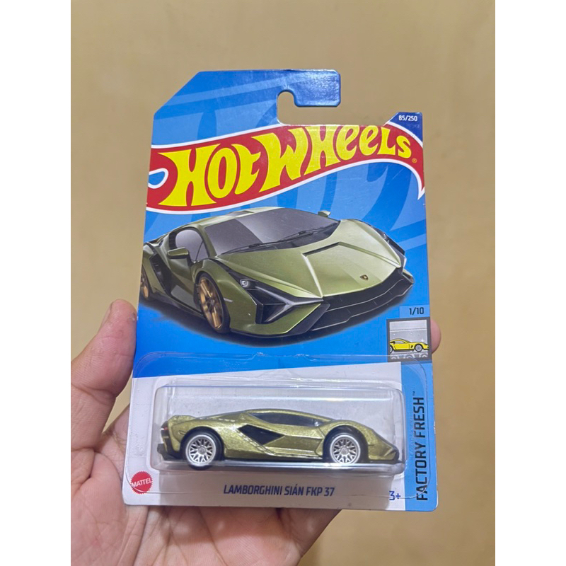 Jual Hot Wheels Lamborghini Sian Fkp Hijau Factory Fresh