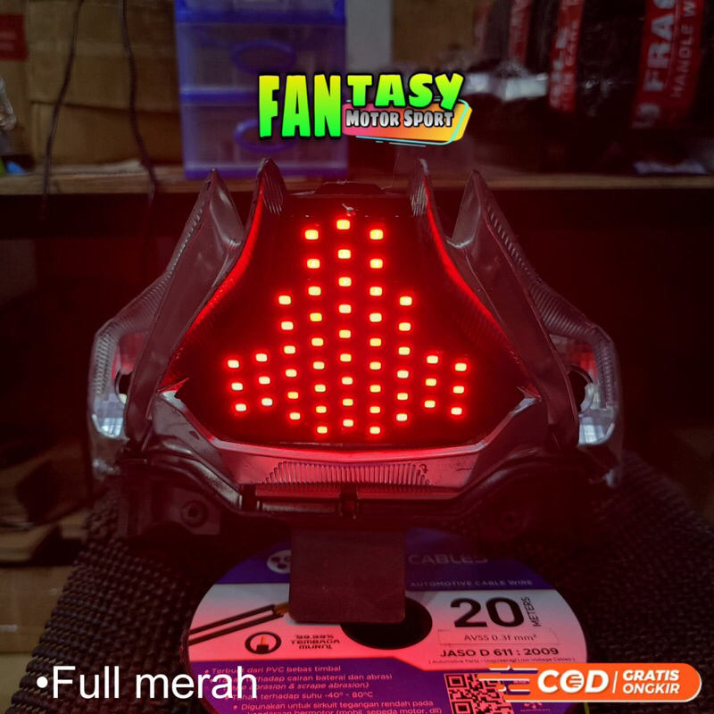 Jual LAMPU STOP RUNNING LED STOPLAMP RUNNING BEAT NEW DELUXE BEAT ECO