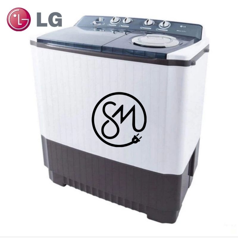 Jual Mesin Cuci LG 9 Kg P9050R Twin Tube 2 Tabung Wind Jet Dry Shopee