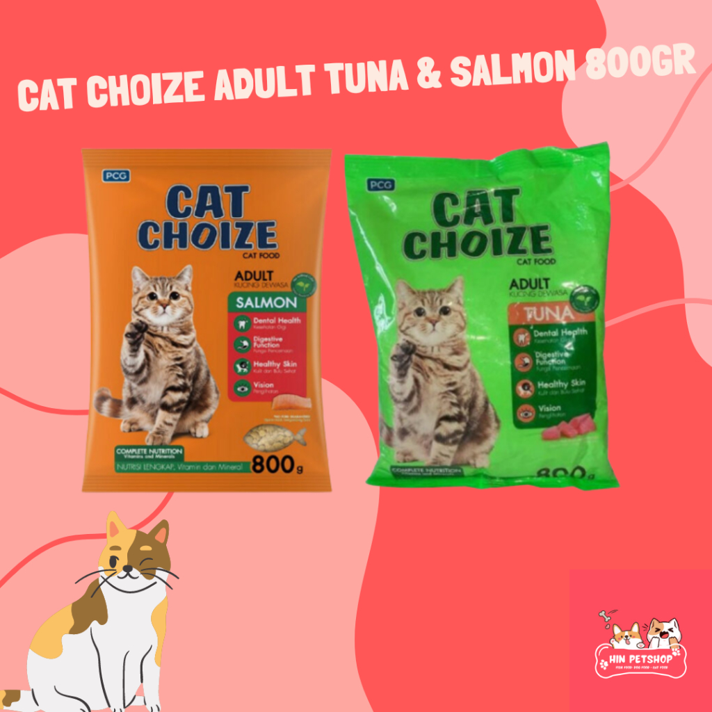 Jual Makanan Kucing Cat Choize Adult Tuna Salmon 800gr Freshpack