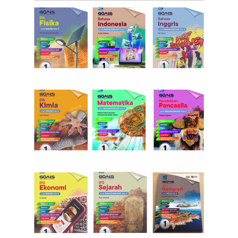 Jual Buku Latihan Goals Kelas X Sma Ma Kurikulum Merdeka Grafindo