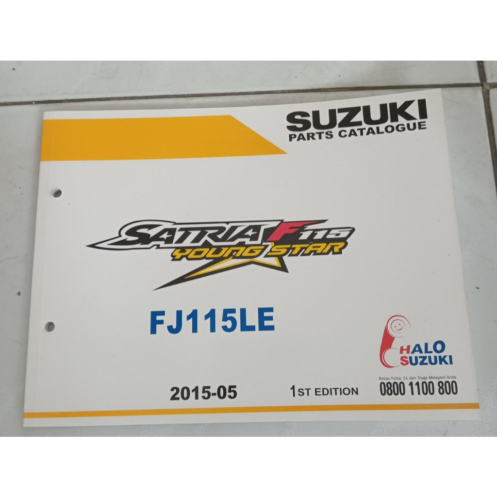 Jual BUKU SUZUKI PARTS CATALOG SATRIA F 115 BARU Shopee Indonesia