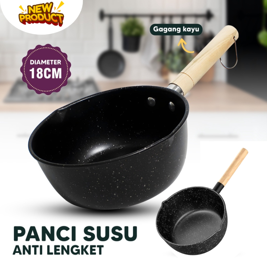 Jual Panci Susu Panci Rebus Mie Panci Serbaguna Panci Enamel 18cm