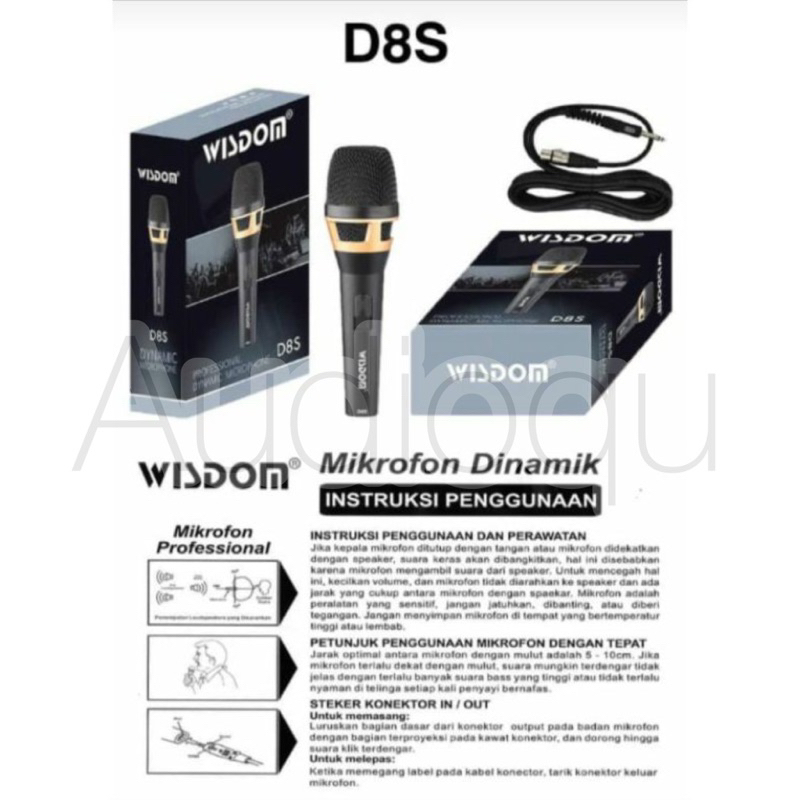 Jual Mic Microphone Kabel Wisdom D S Original Shopee Indonesia