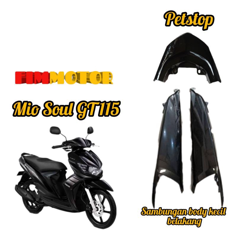 Jual Cover Sambungan Body Kecil Belakang Mio Soul Gt Shopee Indonesia