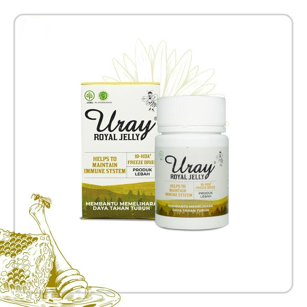 Jual Madu Uray Royal Jelly 100 Extract Royal Jelly 30 Capsul Uray